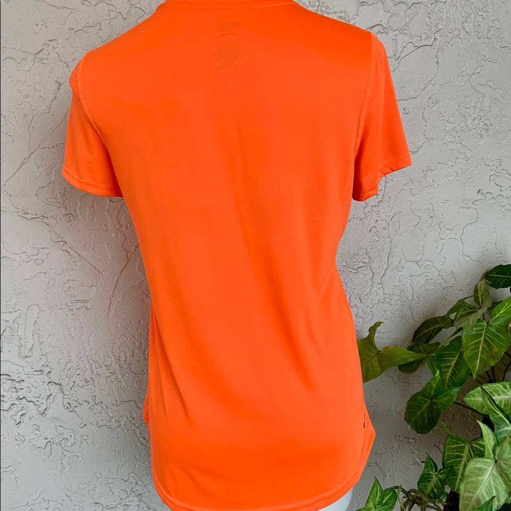 DANSKIN NOW Dri More Technology Neon Fitted Shirt - Picture 3 of 6